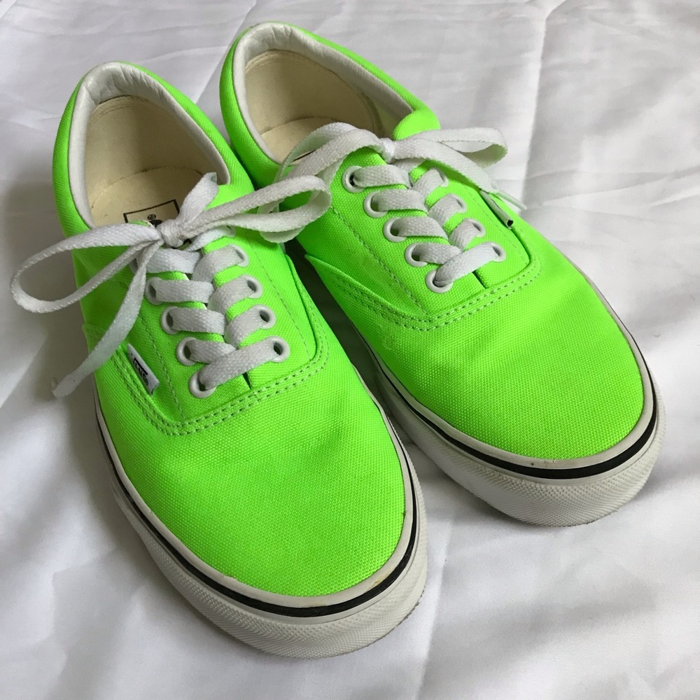 VANS Era - Neon Green Gecko / True White